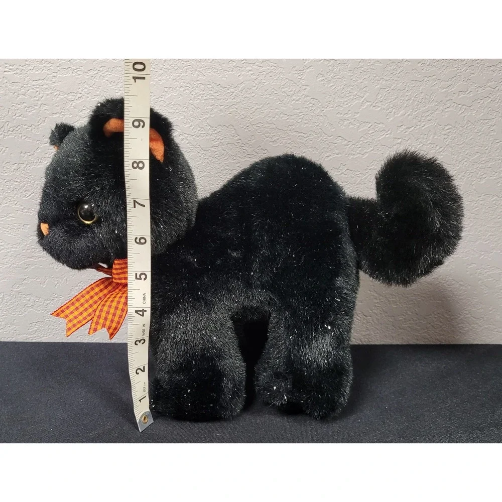 Vintage 1980s/90s Chosun International Halloween Black Cat Plush